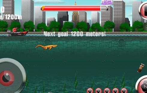 疯狂的鳄鱼安卓修改版游戏画面
