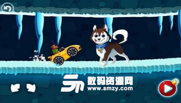 冬季仙境雪地賽車手機版截圖