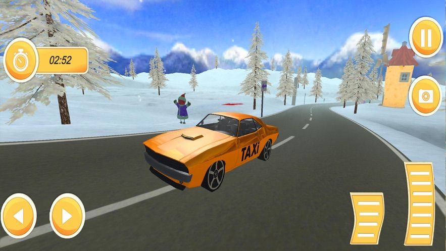 雪出租车驾驶模拟器游戏v1.1