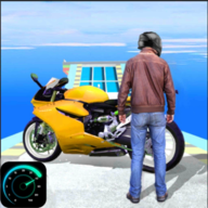 巨型坡道摩托特技3D(SuperHero Bike)1.1.1