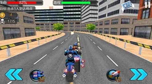 暴力摩托极速狂飙安卓修改版游戏画面