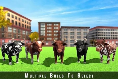 愤怒野牛赛跑(Crazy vs real bull run)v2.4