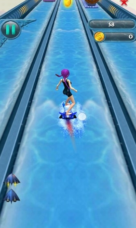 美女冲浪3D安卓修改版游戏画面