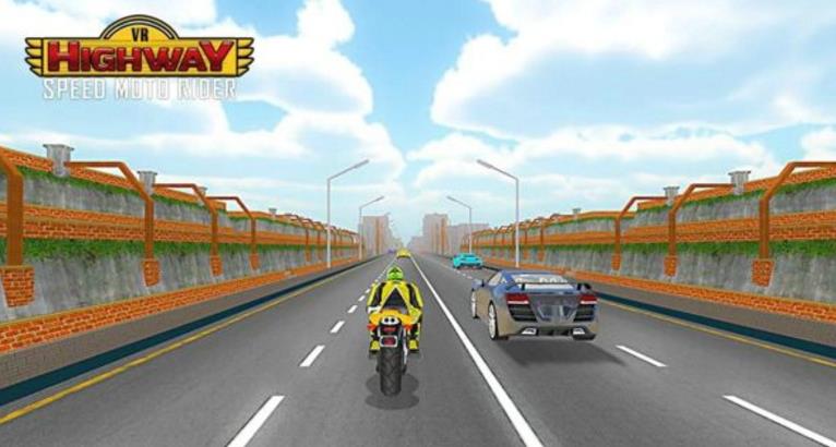 VR公路摩托车竞速手机安卓版界面
