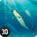 一角鲸模拟器3D游戏手机版(真实的海底世界) v1.2 安卓最新版