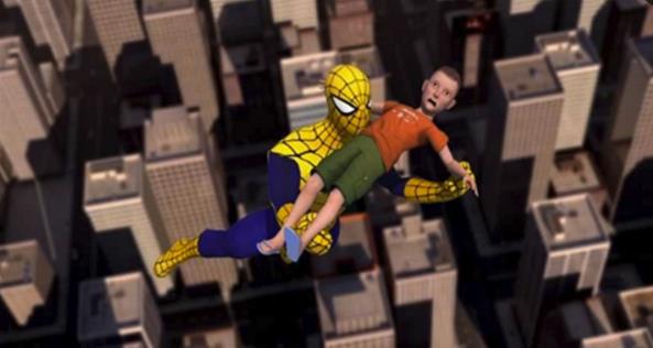 超级蜘蛛侠飞行英雄3D手游截图