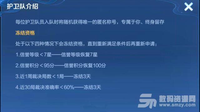 王者榮耀如何退出鷹眼護衛隊？王者榮耀退出鷹眼護衛隊方法截圖