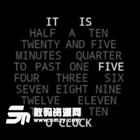 文字雲時鍾Word Clock下載