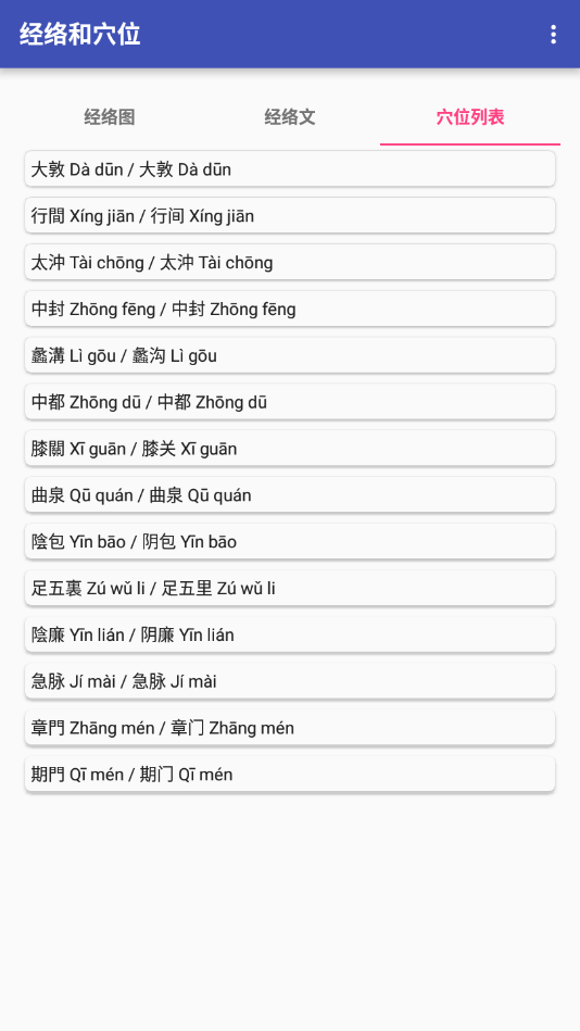 中医经络穴位流注2.3