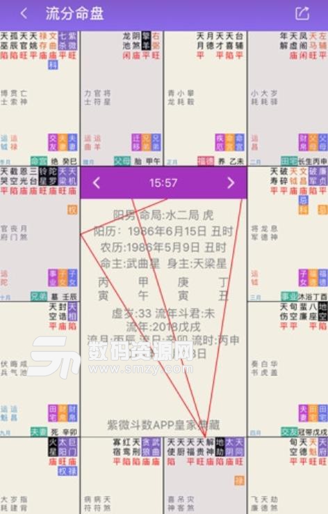 紫微斗数生辰八字app截图