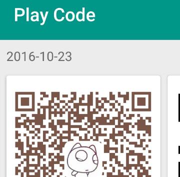 Play Code app(手机二维码生成器) v1.3 安卓版