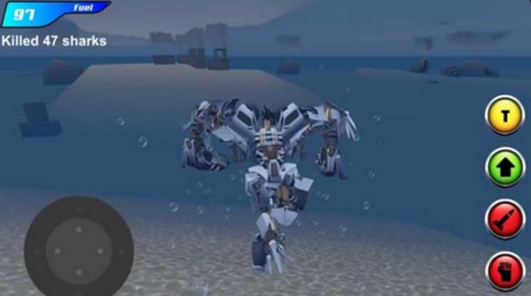X变形机器人水下行动安卓版图片