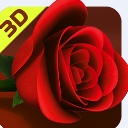 玫瑰花3D壁纸安卓官方版(以爱情为主题的3d壁纸) v1.2 手机版