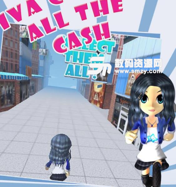 女神广场女孩跑酷3D安卓版图片