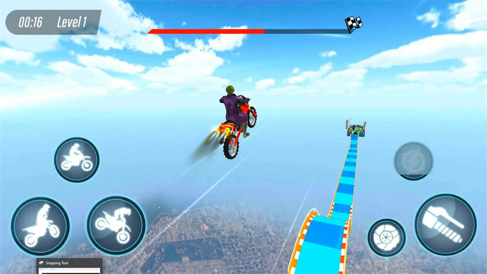 巨型坡道摩托特技3D(SuperHero Bike)1.1.1