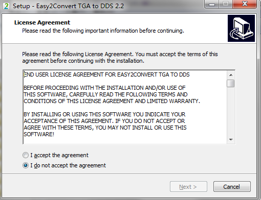 Easy2Convert TGA to DDS截图