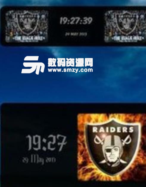 Oakland Raiders Digital Clock下载