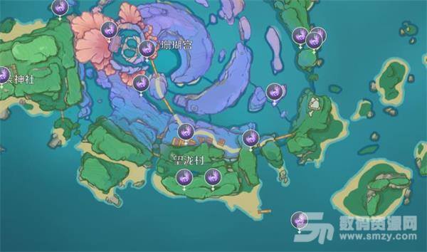 《原神》海祇島雷神瞳位置彙總解析