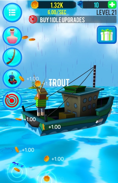 钓鱼点击者安卓版(Fishing Clicker) v1.2 官方免费版