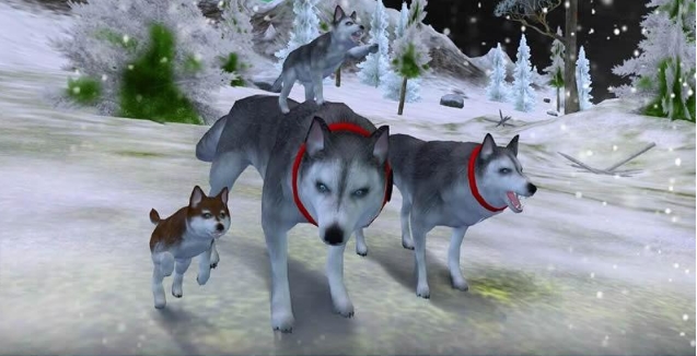 哈士奇3D安卓手机版(Husky Dog Simulator 3D) v1.0 免费版