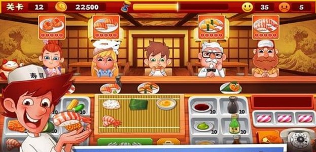 寿司厨神安卓版(模拟经营游戏) v1.5 手机最新版