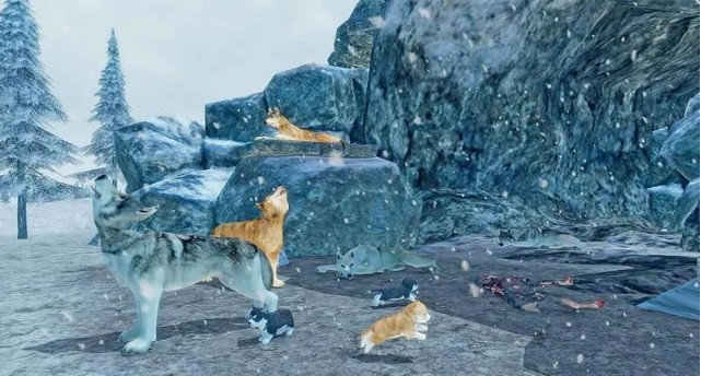 北极狼群3D安卓版(Arctic Wolf Sim 3D) v1.1 免费版