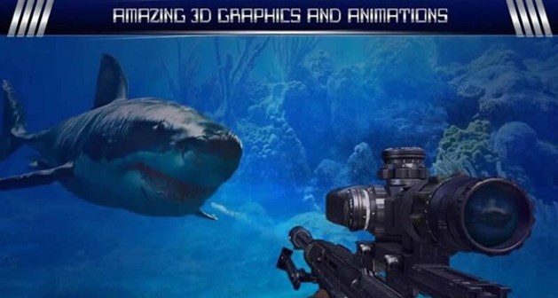 鲨鱼狙击手安卓版(Underwater Shark Sniper) v1.1 手机版