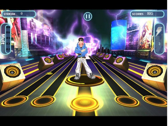 酷炫街舞HD苹果版(节奏音乐类手机游戏) v1.01 手机版