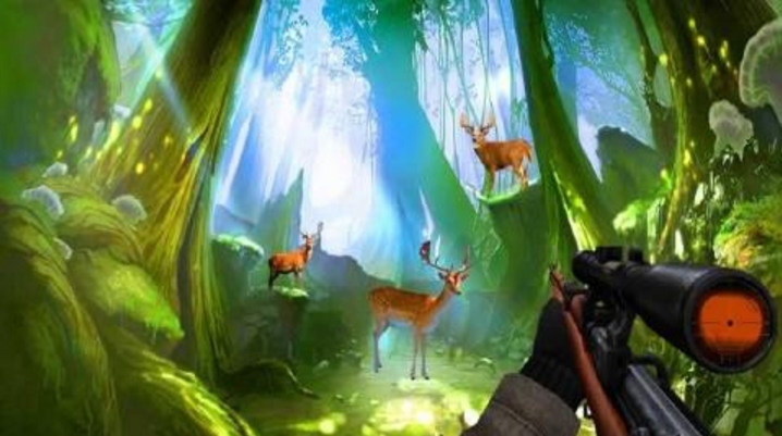 野生鹿狩猎官方版(第一人称视角射击玩法) v1.1 最新Android版