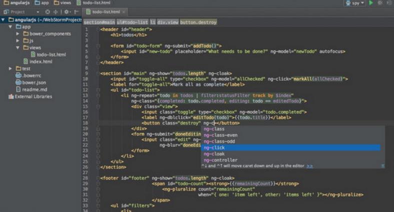 webstorm2017官方版界面