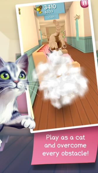 猫咪跑酷手机最新版(休闲跑酷游戏) v1.2 苹果版
