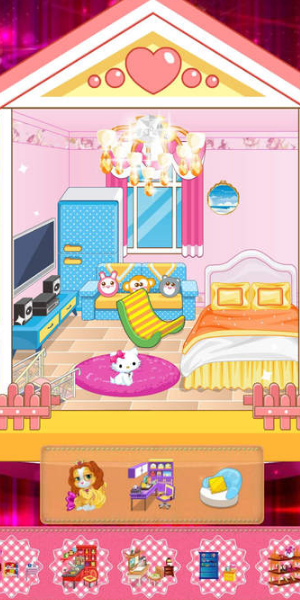 粉红公主房iOS版(换装装扮了类手机游戏) v1.2 官方版