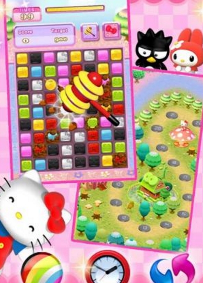 安卓凯蒂猫宝石城手机版(宝石消除游戏) v3.1.8 Android版