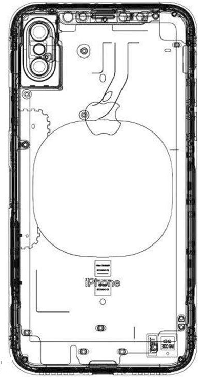 苹果iPhone8草图 竖立双摄和无线充电扎眼