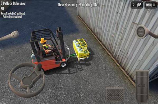 3D叉车模拟驾驶游戏手机版(叉车模拟安卓游戏) v2.5 免费版