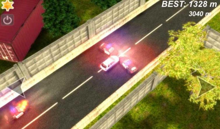 警察与飞贼安卓版(避开路上的车辆) v1.1 手机正式版