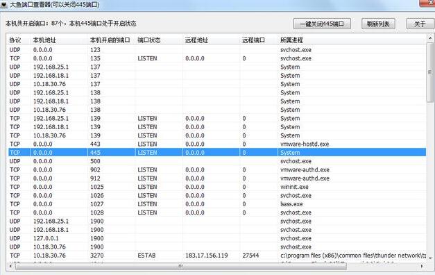 WannaCry2.0變種病毒防禦445端口關閉工具