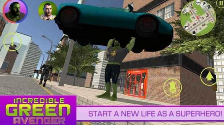 超凡绿色复仇者3D手机正式版(Green Avenger) v1.3.0 安卓版