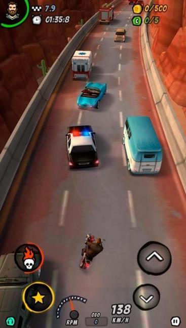 摩托赛车2公路燃烧手机版(摩托车竞速游戏) v1.105 安卓版