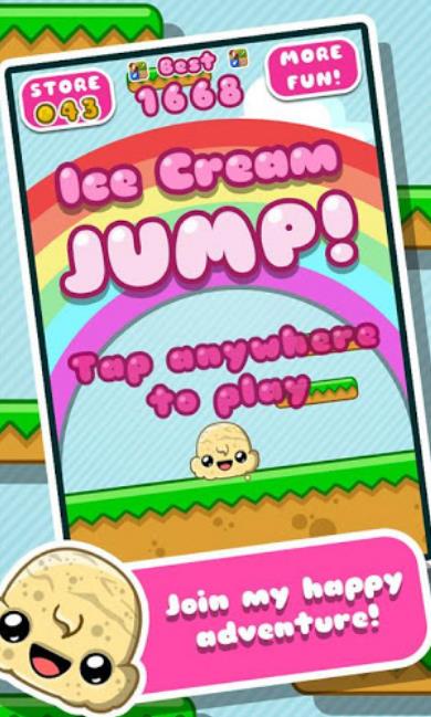 跳跃的冰激凌安卓版(休闲跳跃游戏) v1.11 手机版