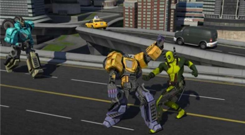机器人VS巨人英雄最新版(操控英雄在城市里自由行动) v1.2 手机安卓版