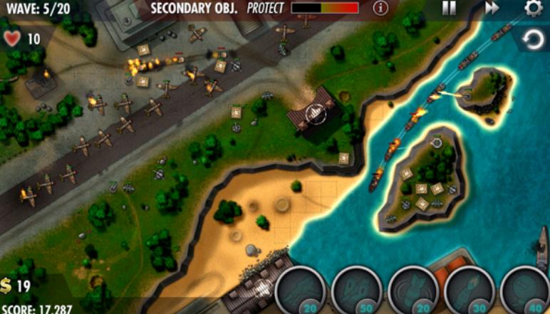 轰炸机防御战安卓版(PC移植塔防游戏) v1.3.0 手机版