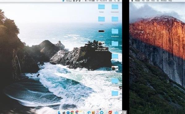 苹果MacOS怎么为不同桌面设置独立壁纸界面