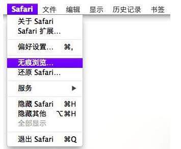 苹果电脑中Safari浏览器怎么开启无痕浏览模式介绍截图