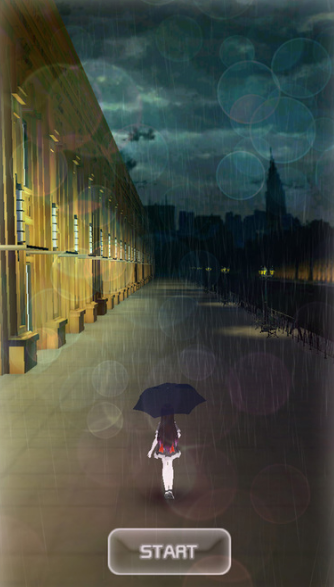 下雨了唯一最甜美少女雨景跑酷手游v1.3 安卓手机版