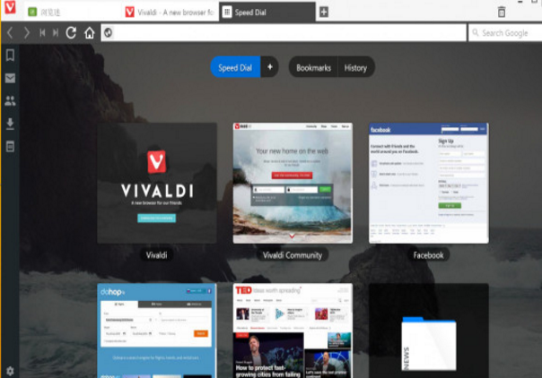 Vivaldi浏览器电脑版截图
