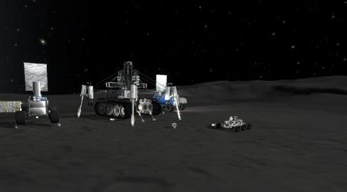 坎巴拉太空计划移动型采矿基地登月心得3