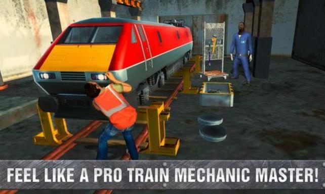 铁路机车车库安卓版(详细的车间环境) v1.3 手机游戏