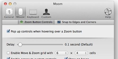Mac电脑中窗口管理软件Moom如何使用？功能