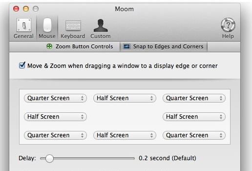 Mac电脑中窗口管理软件Moom如何使用？步骤
